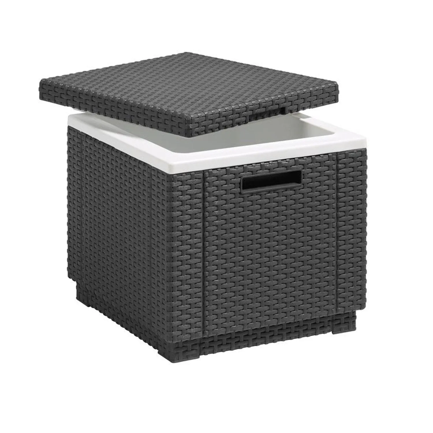 Keter Ice Cube 2in1 Drink Cooler & Table Cool Box Outdoor Garden Patio