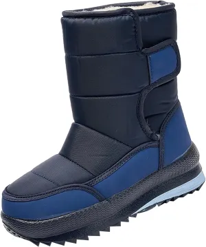 Kids 𝐖aterproof Snow Boots Girls Boys Toddlers Insulated Warm Fleece Lined Girls Boys Toddler Winter Size 10 Snow Boots