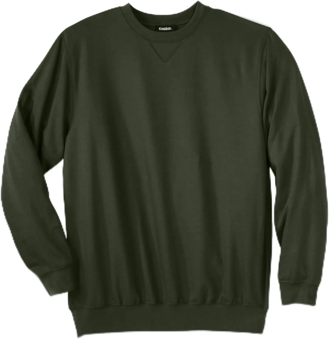 KingSize Men's Big & Tall Tall Ultra-Light Comfort Fleece Crewneck Sweatshirt