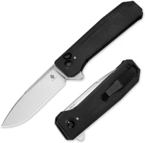 Kizer Brat Folding Knife, 3.5 Inches Stain 154CM Steel Blade EDC Pocket Knife G10 Handle Flipper Opener V3630C1