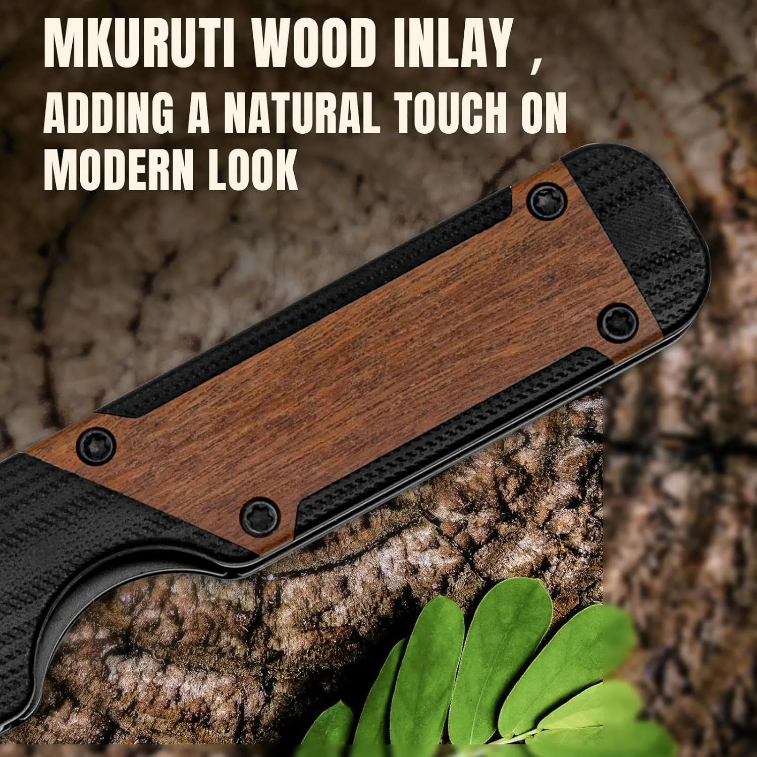 Kizer Militaw EDC Pocket Knife, 3.36'' 154CM Blade Folding Knife, G10 & Mkuruti Handle with Pocket Clip, Thumb Hole & Front Flipper Opener, Camping Hunting Knife for Men Women Gift V3634C2