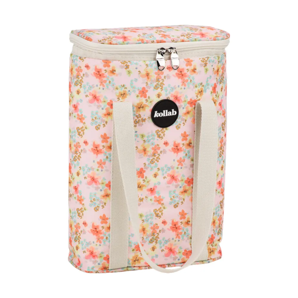 Kollab | Holiday Wine Cooler Bag | Blush Meadows