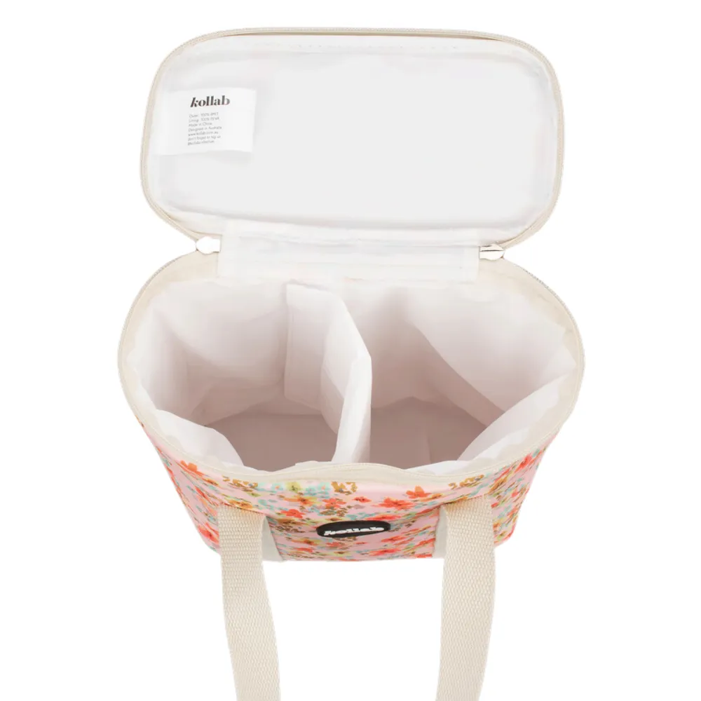 Kollab | Holiday Wine Cooler Bag | Blush Meadows