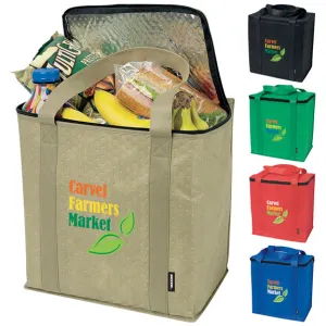 Koozie Zippered Insulated Tote Bag