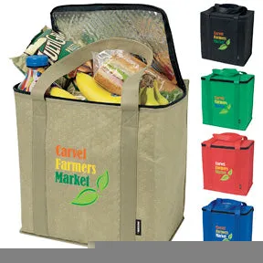 Koozie Zippered Insulated Tote Bag