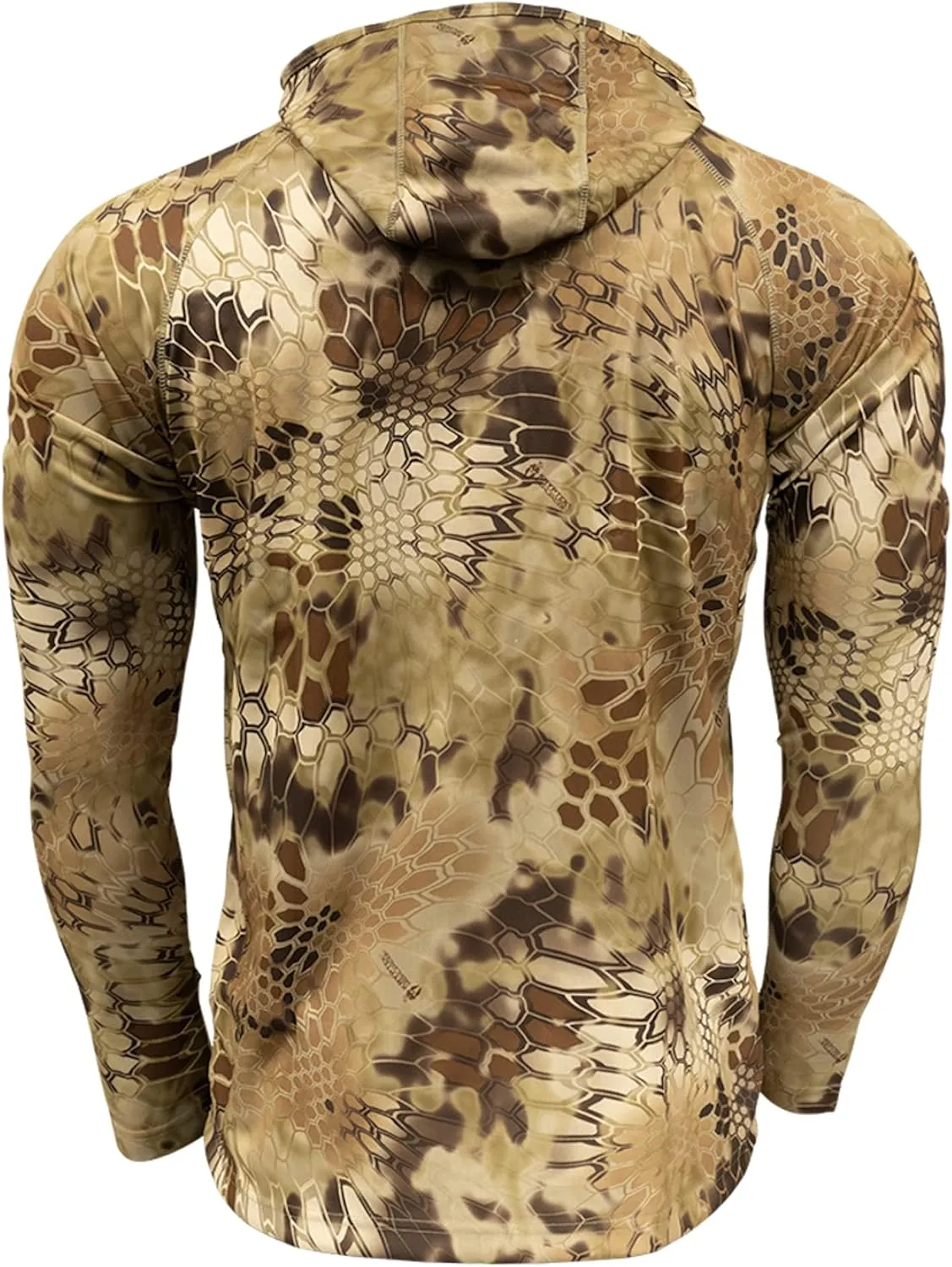 Kryptek Men's Sonora Hooded, Lightweight Sun Protective Hot Weather Hunting Shirt