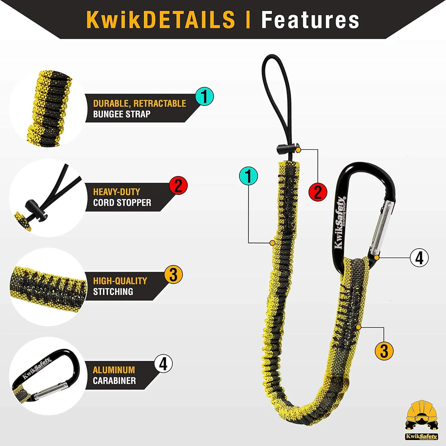 KwikSafety - Charlotte, NC - SUPERCELL Safety Harness [PREMIUM SHOULDER PADDING] ANSI OSHA Full Body Fall Protection Work Equipment Construction Tower Climbing Roofing Forklift Scissor Lift