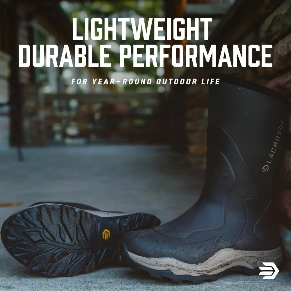 LaCrosse Alpha Agility Field Boot for Men - Hunting Shoes with Jersey/Polyester Lining, Active Fit, Kick-Off Heel Plate, Non-Insulated