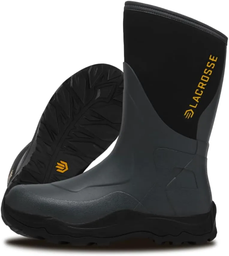 LaCrosse Alpha Agility Field Boot for Men - Hunting Shoes with Jersey/Polyester Lining, Active Fit, Kick-Off Heel Plate, Non-Insulated