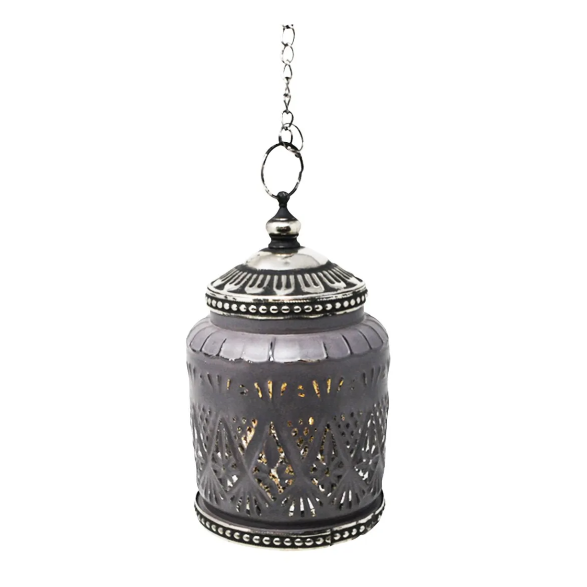 Lantern Mika Pewter LED