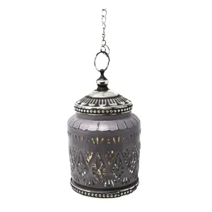 Lantern Mika Pewter LED