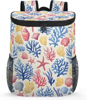 Large Insulated Cooler Backpack, Leak Proof Backpack 30 Cans, Cooler Bag for 12h Hot/Cold Retention