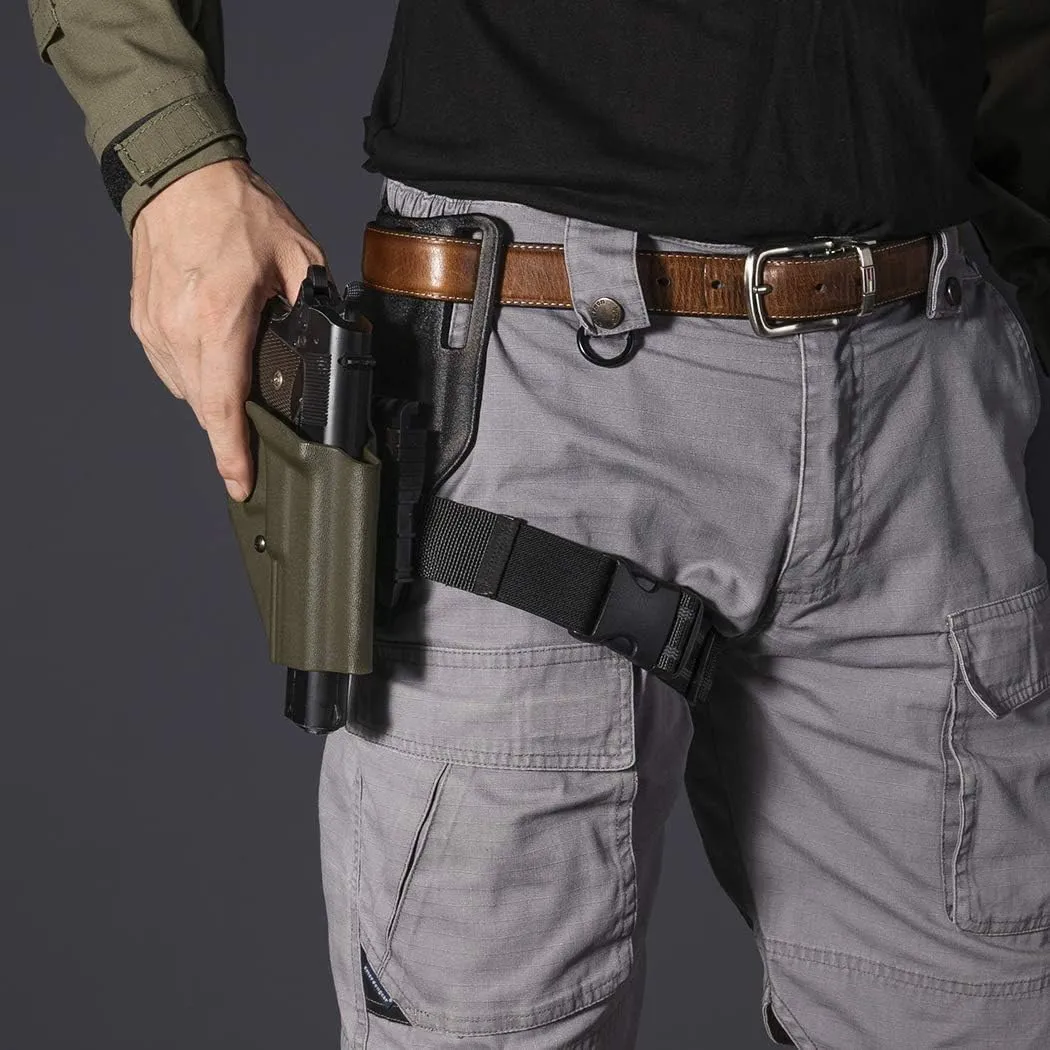 Leg Strap for Drop Leg Holster Tactical Thigh Belt for Gun Holsters Knife 1.5in/36mm EDC Leg Hanger for Men Women