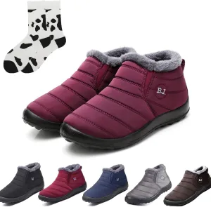 LELEBEAR Boojoy Winter Boots,Infinitely Snow Boots,Winter Snow Boots for Women Men Anti-Skid House Shoes Ankle Boots