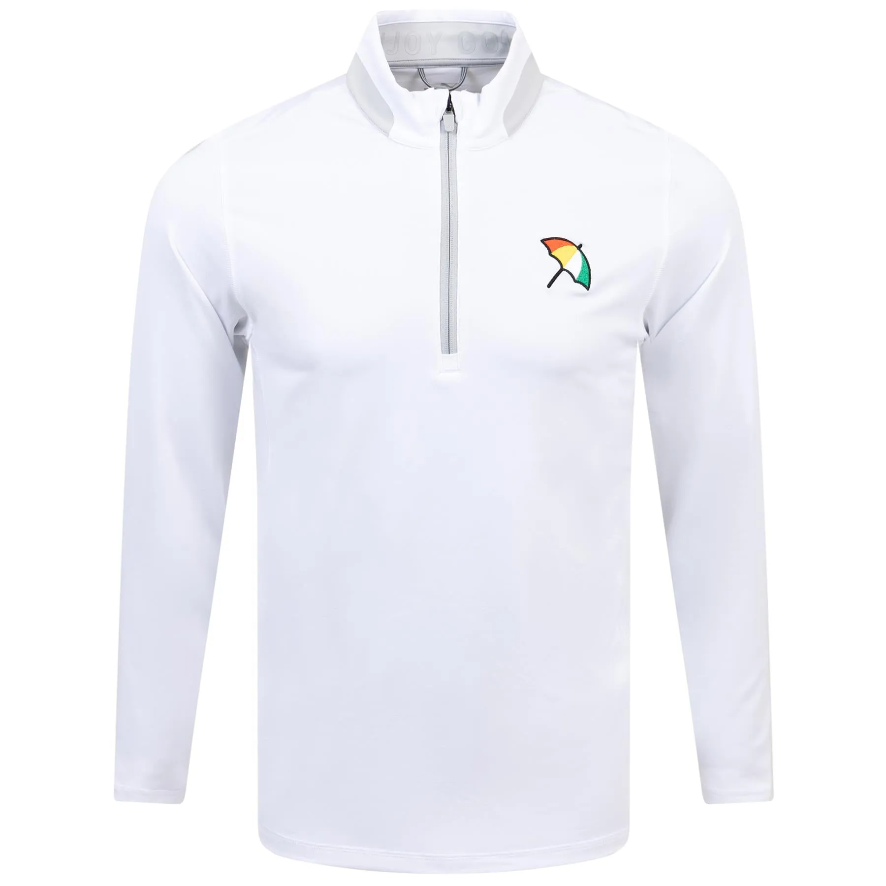Lightweight Quarter Zip White Glow-Ash Gray