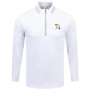 Lightweight Quarter Zip White Glow-Ash Gray