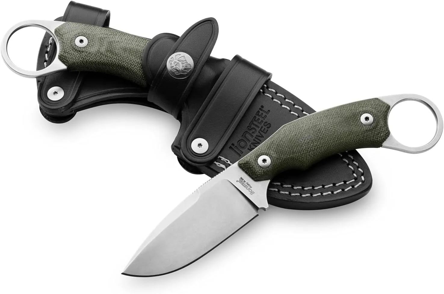 LionSTEEL H2 Karambit Style Fixed Blade EDC Hunting Hiking and Outdoor Knife