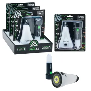 LitezAll Combo Lantern and Flashlight Combo 2 Pack