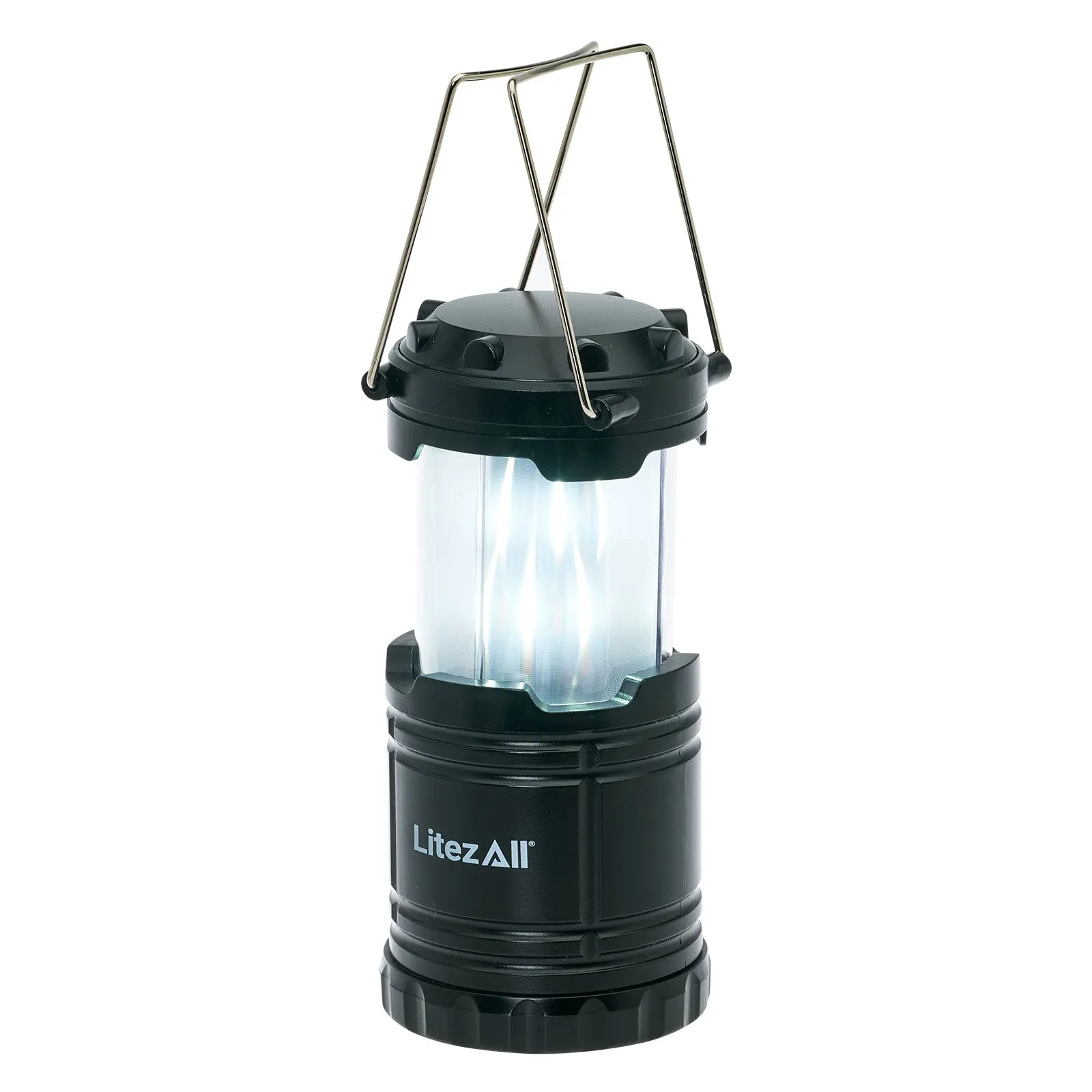 LitezAll Pull Up Lantern with Simulated Flame