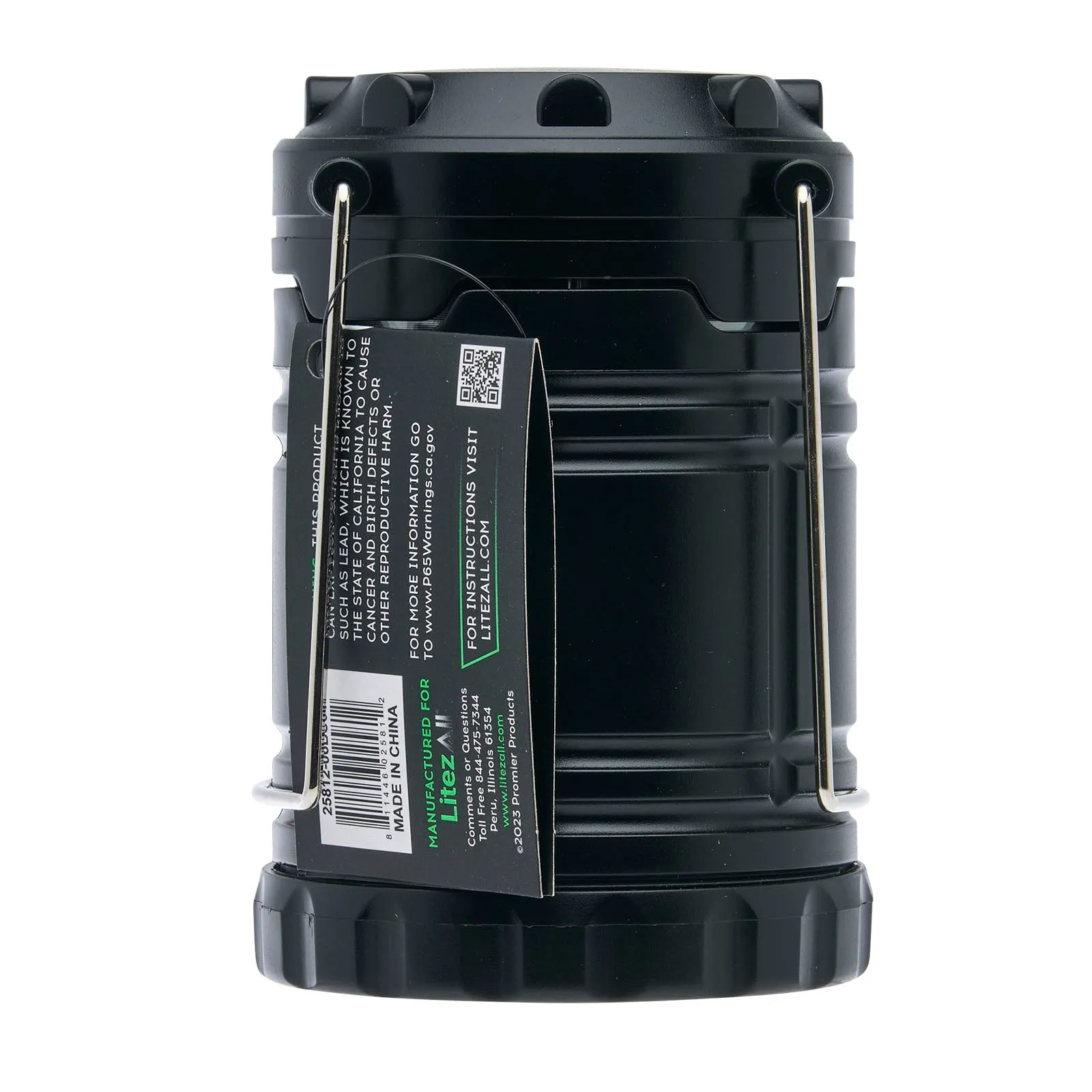 LitezAll Pull Up Lantern with Simulated Flame