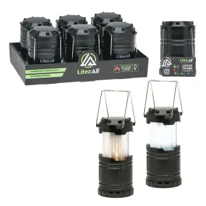 LitezAll Pull Up Lantern with Simulated Flame