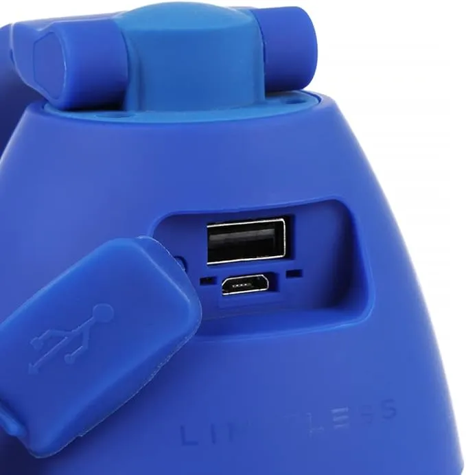 Lumenology 4-in-1 Portable Flashlight, Lamp, & Lantern with USB Power Bank (Blue)