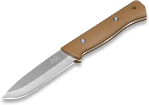 LYNXGEAR Fixed Blade Knife with Sheath, 8.6" Full Tang Knife with D2 Steel Blade & Brown G10 Handle for Camping, EDC, Hunting, Bushcraft (Brown)