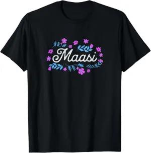 Maasi Cute Aunty Design Like a Regular Mom But Cooler T-Shirt