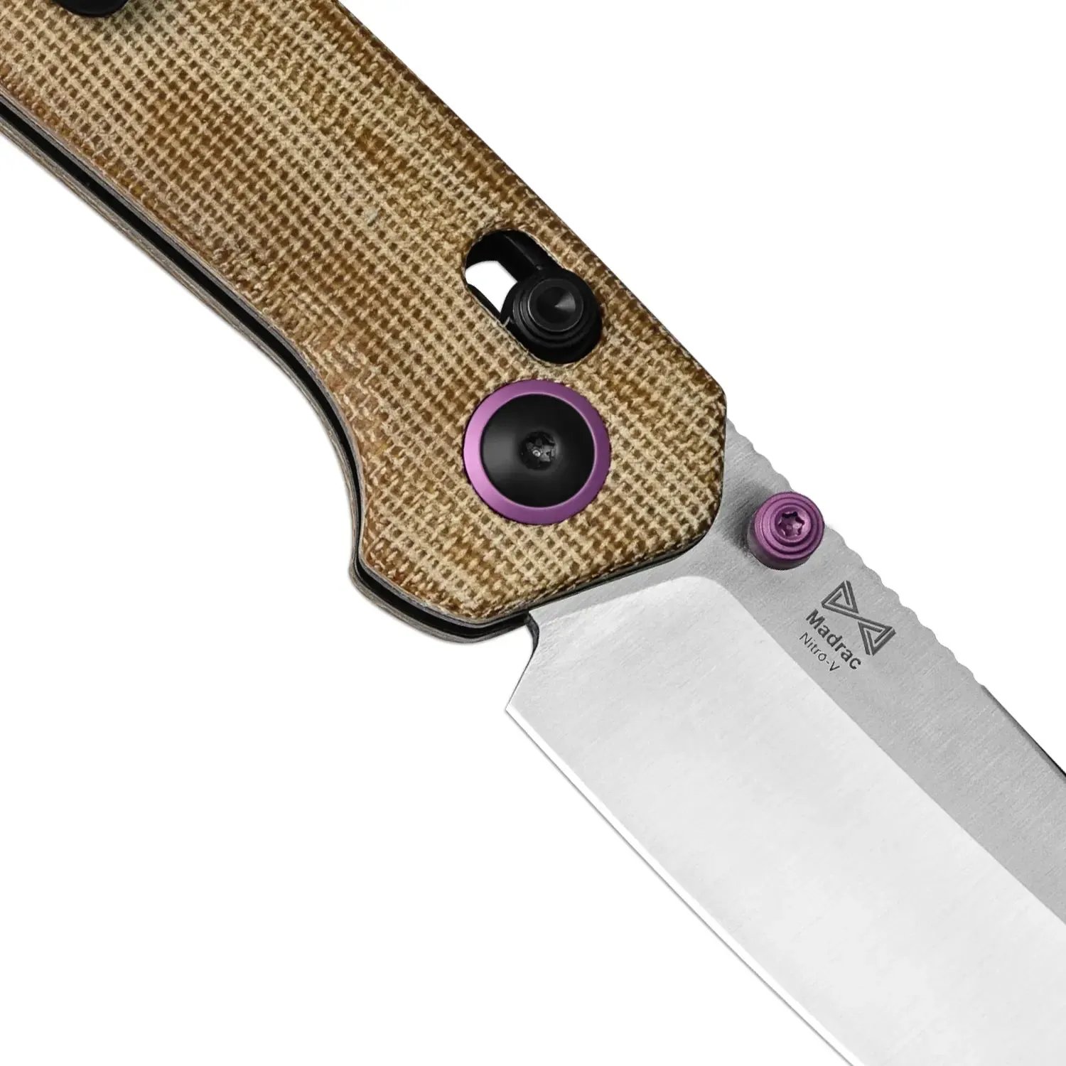 Madrac | Natural Micarta   Nitro-V