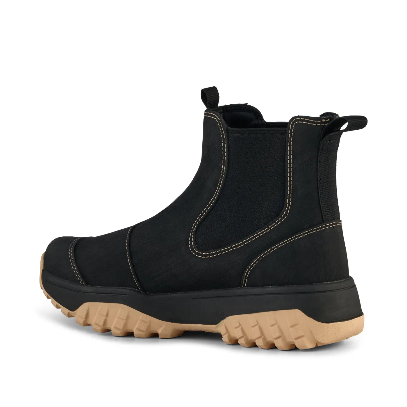 Magda Rubber Track Boot - Black Contrast