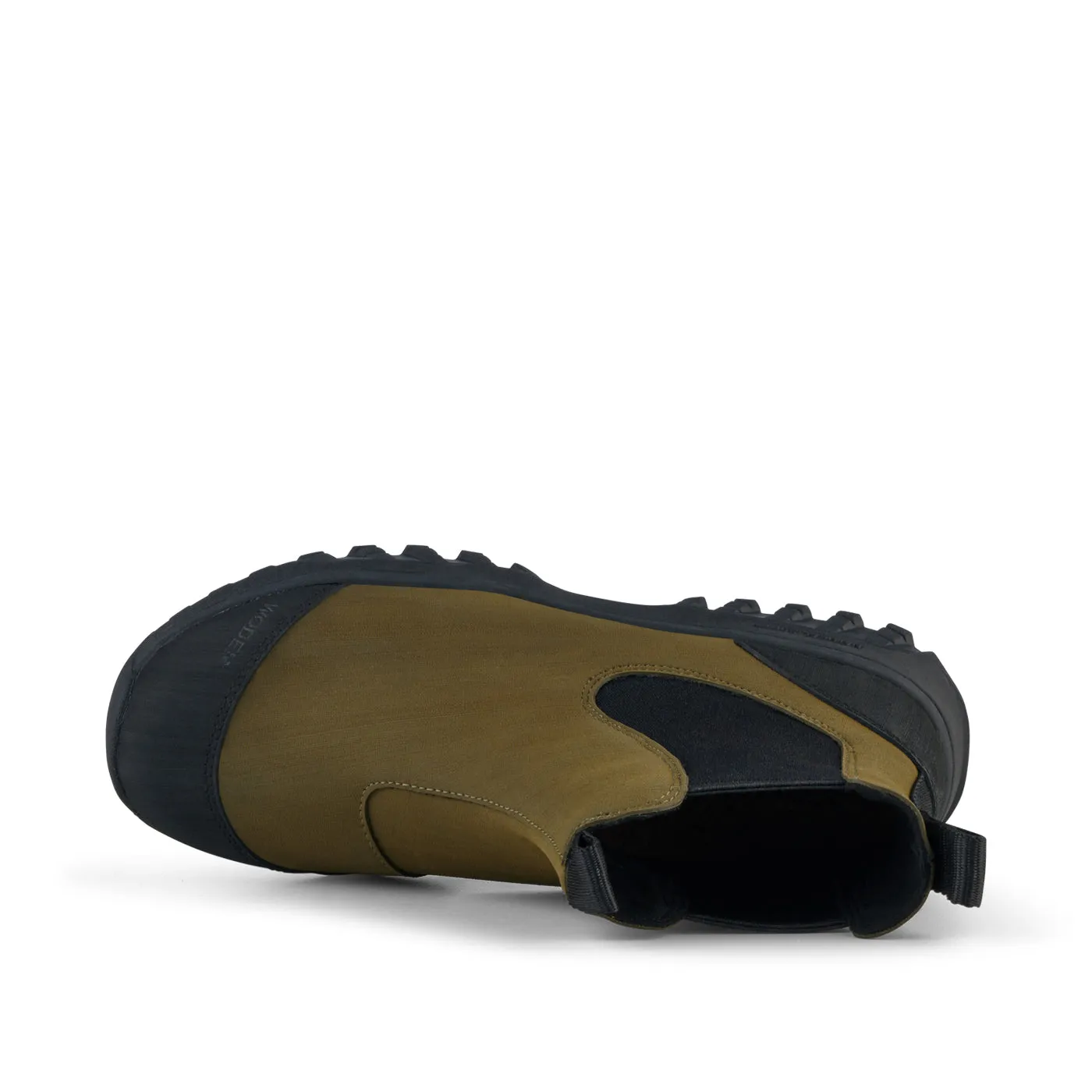 Magda Rubber Track Boot - Dark Olive/Black