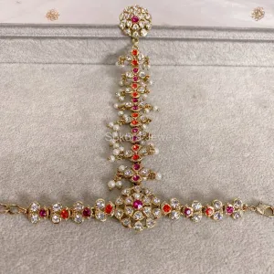 Maniba Hand Harness - Pink/Orange