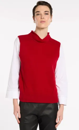 Marco Polo Lightweight Boiled Wool Knit Vest