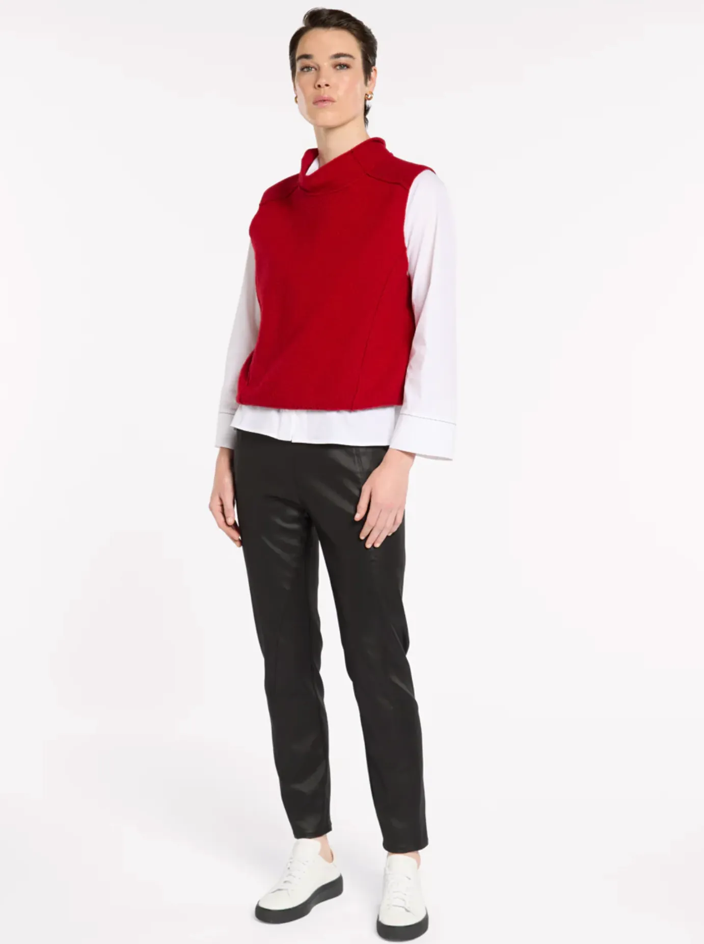 Marco Polo Lightweight Boiled Wool Knit Vest