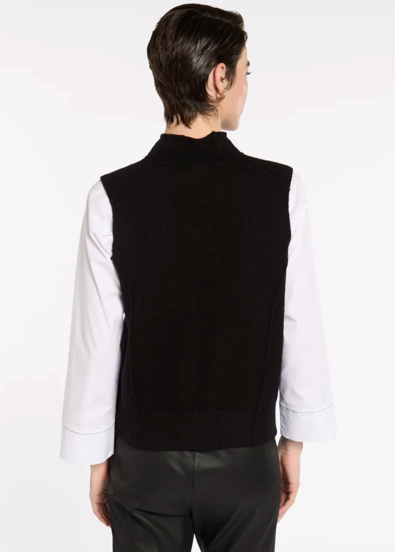Marco Polo Lightweight Boiled Wool Knit Vest