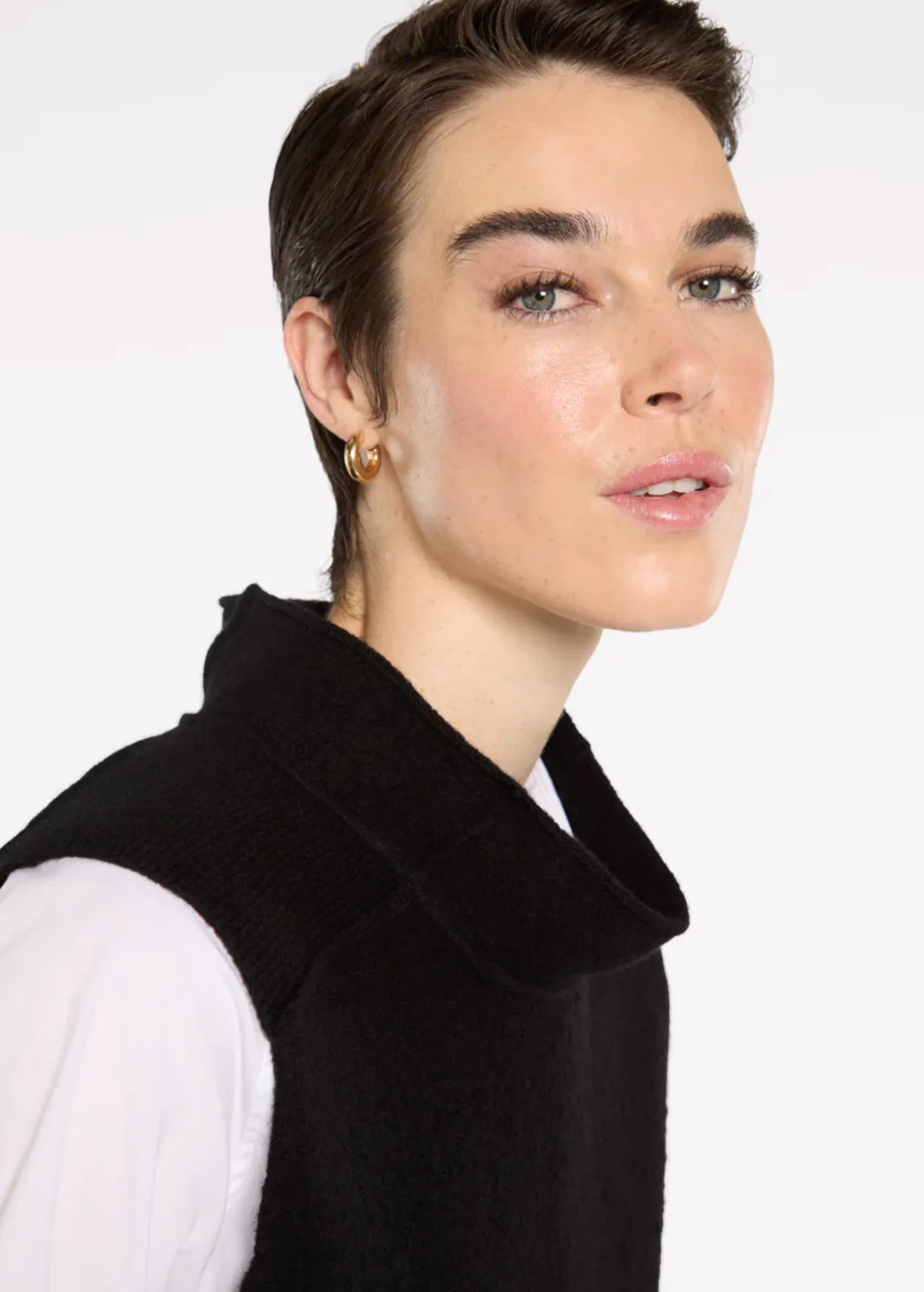 Marco Polo Lightweight Boiled Wool Knit Vest