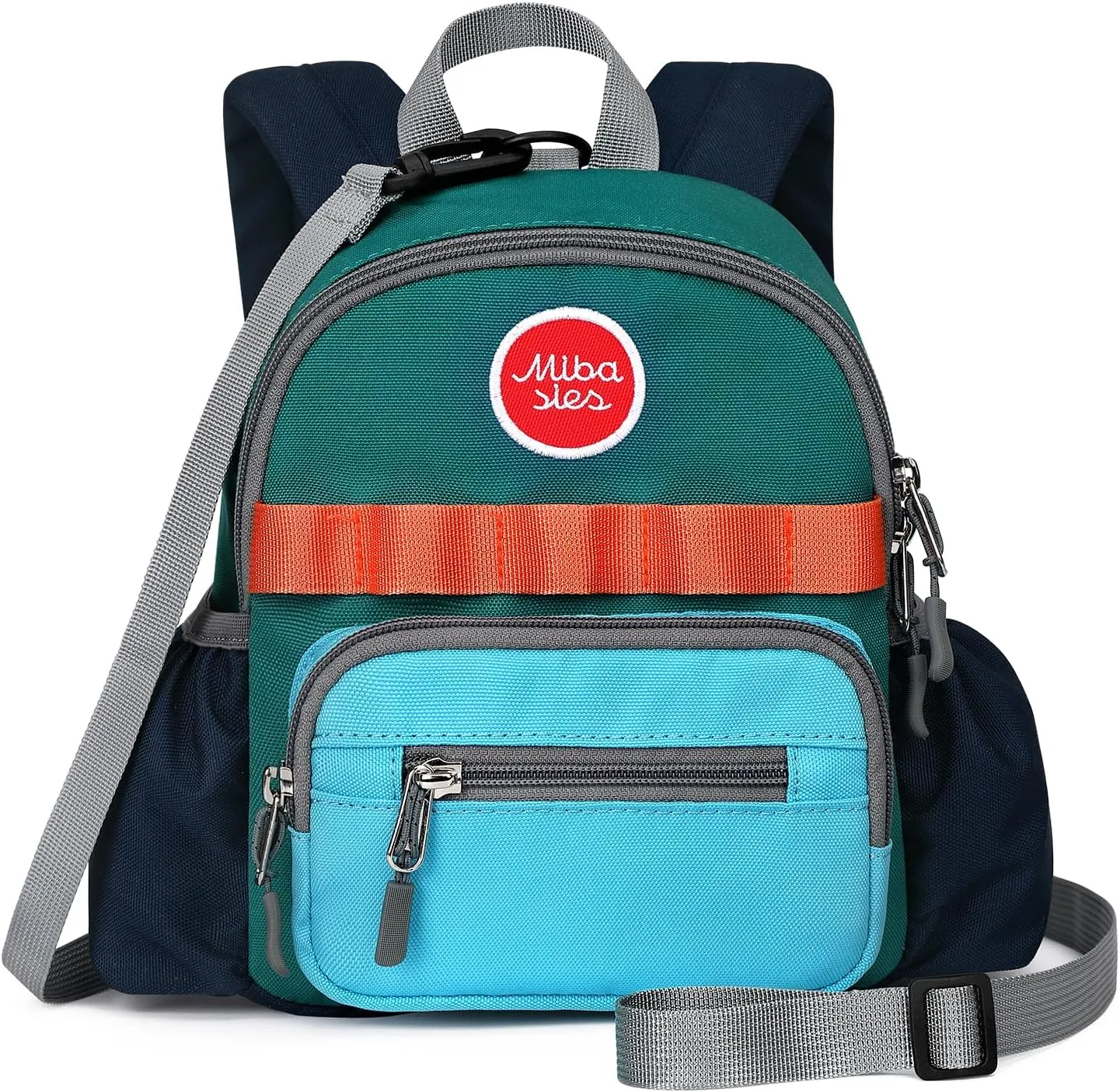mibasies Backpack Leash for Toddlers 1-3: Baby Backpack with Anti Lost Harness for Boys Girls