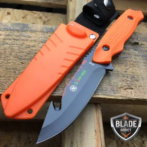 MILITARY TACTICAL GUT HOOK SKINNER HUNTING KNIFE Scuba Rescue Camping Boot