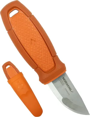 Morakniv Eldris Fixed-Blade Pocket-Sized Knife with Sandvik Stainless Steel Blade and Plastic Sheath 2.2-Inch.