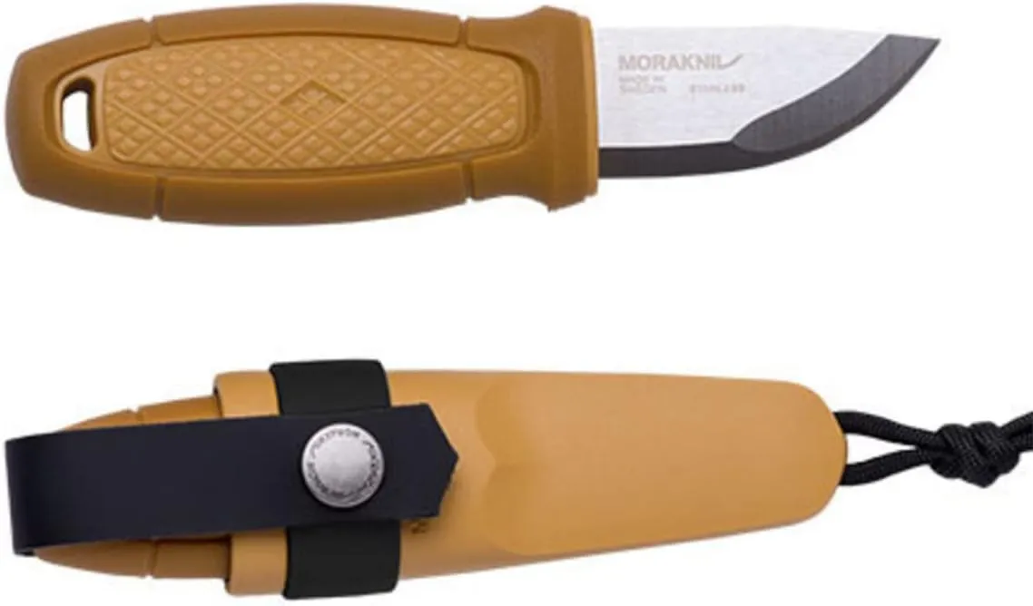 Morakniv Eldris Fixed-Blade Pocket-Sized Knife with Sandvik Stainless Steel Blade, Lanyard and Firestarter, 2.2-Inch