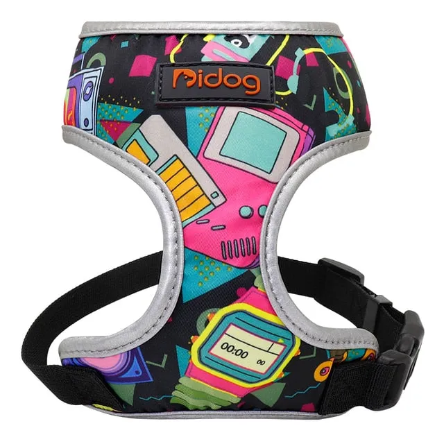 Multi-Color Dachshund Dog Harness