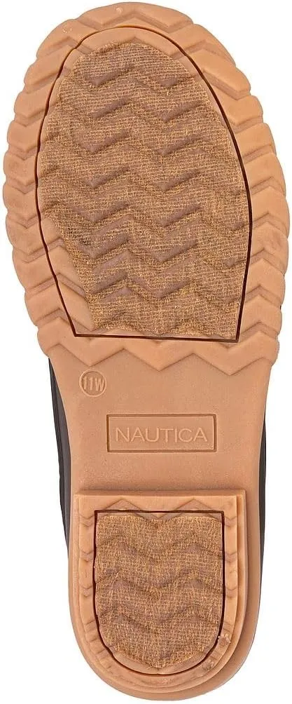 Nautica Mens Duck Boots Waterproof Shell Insulated Snow & Rain Boot -Lace-Up Winter Shoe- Channing (Wide/Medium Width)