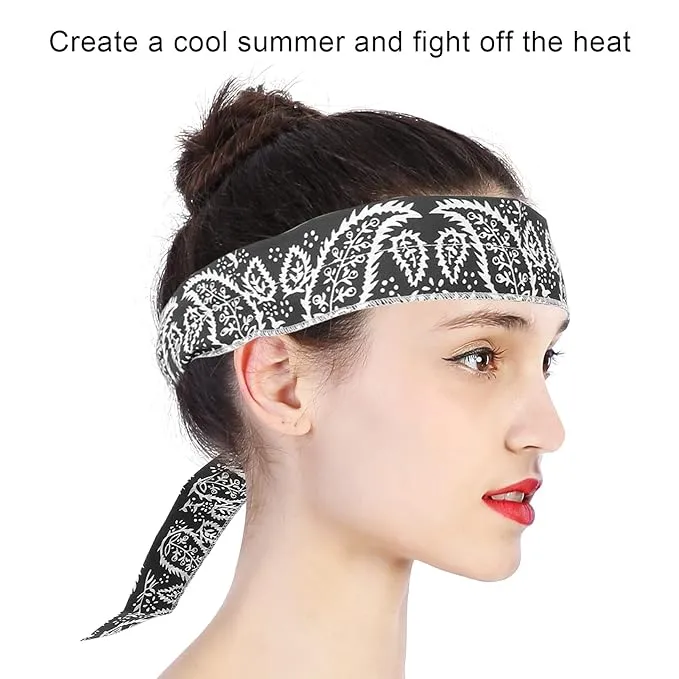 Neck Cooler Headband Ice Cooling Bandana Outdoor Sports Summer Body Scarf