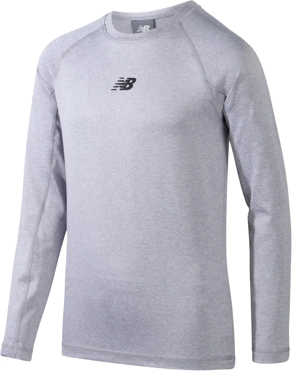 New Balance Boys Base Layer Top - Insulated Compression Long Sleeve Shirt - Active Base Layer Under Shirts for Boys (8-20)