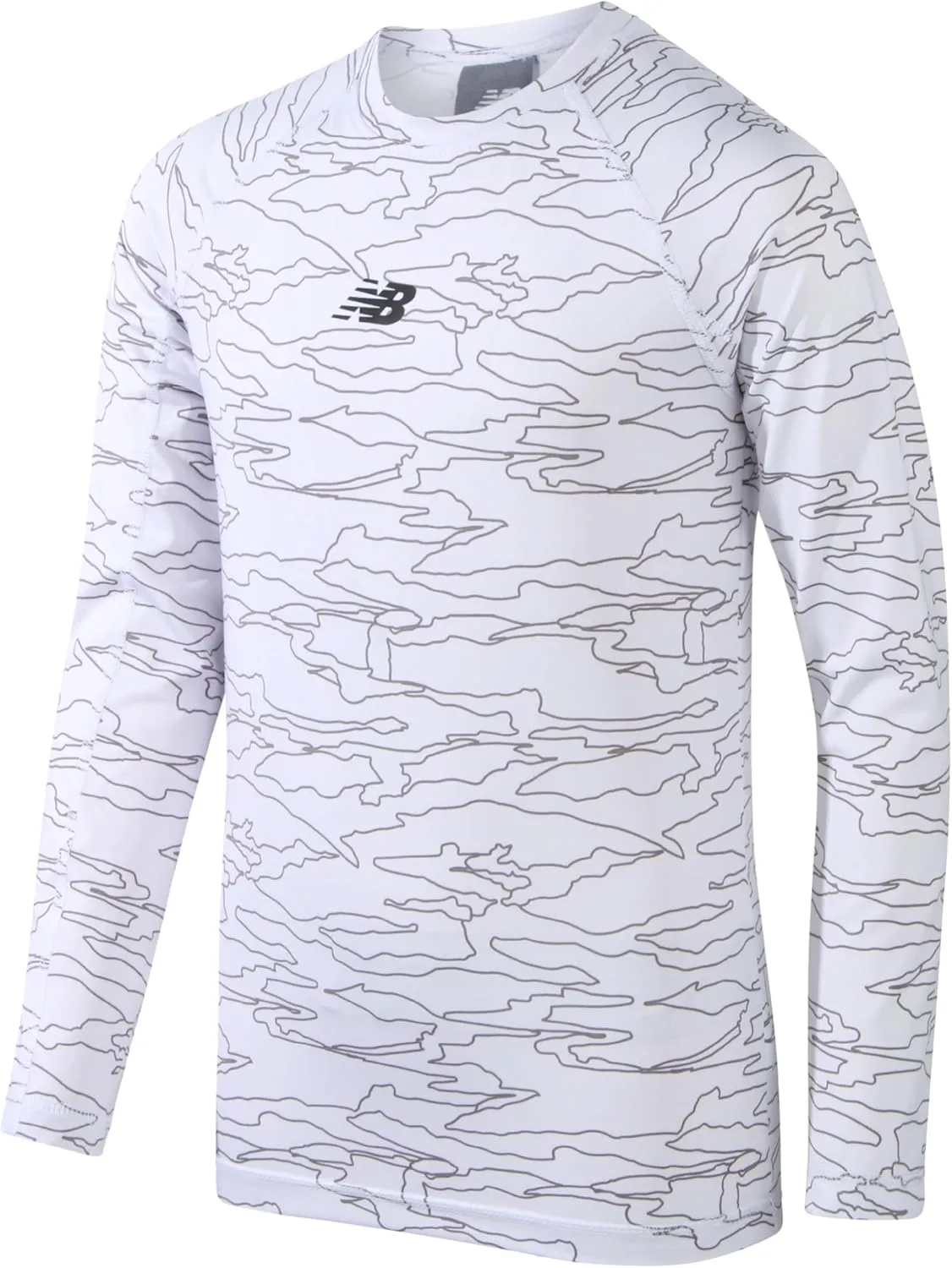 New Balance Boys Base Layer Top - Insulated Compression Long Sleeve Shirt - Active Base Layer Under Shirts for Boys (8-20)