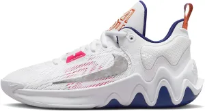 Nike Giannis Immortality 2 Boys DQ1943-102 (White/Multi-Color-DEEP Roy), Size 5.5