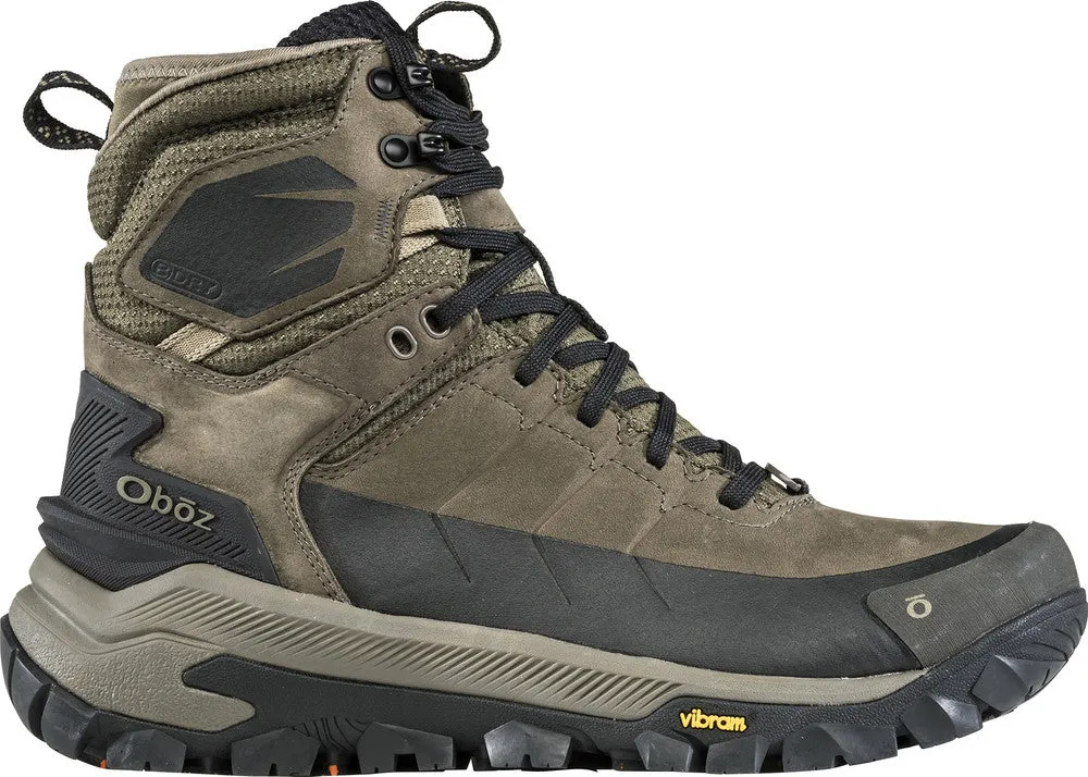 Oboz Men's Bangtail Mid Insulated B-Dry Waterproof Olive