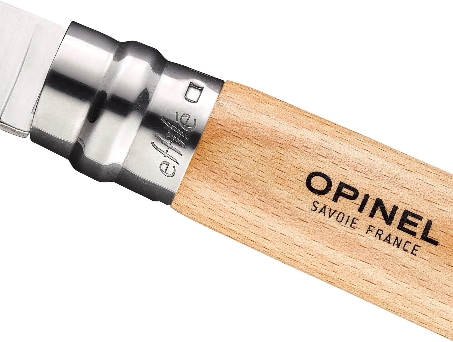 Opinel Effile Slimline Series Folding Fillet Knife – Slim Blade Folding Knife, Virobloc Locking Collar, Sustainably Harvested Wood Handles, Updated Blade Profile (Beechwood/No.15)