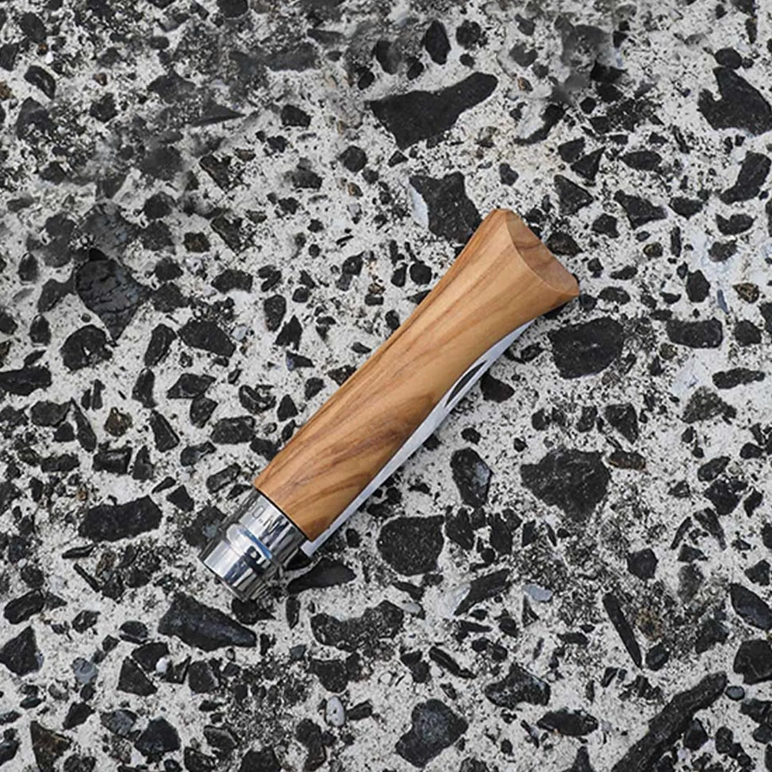 OPINEL No.06-No.09 Premium Woods, Stainless Steel Folding Pocket Knife, Made in France (No.06/Olive)
