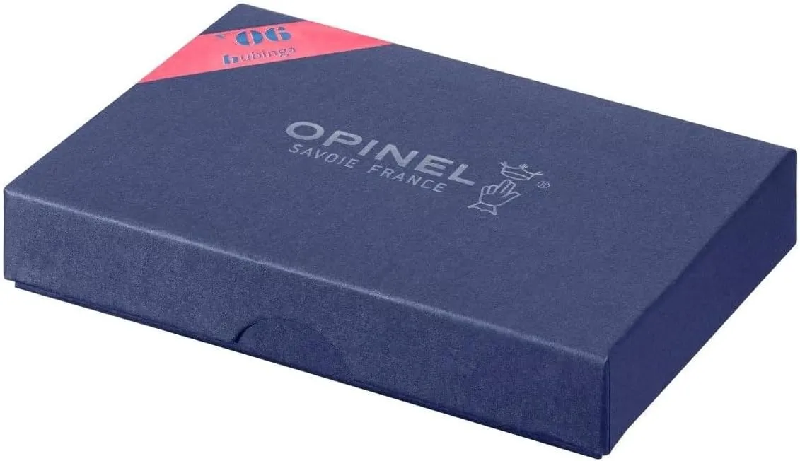 OPINEL No.06-No.09 Premium Woods, Stainless Steel Folding Pocket Knife, Made in France (No.06/Padouk)